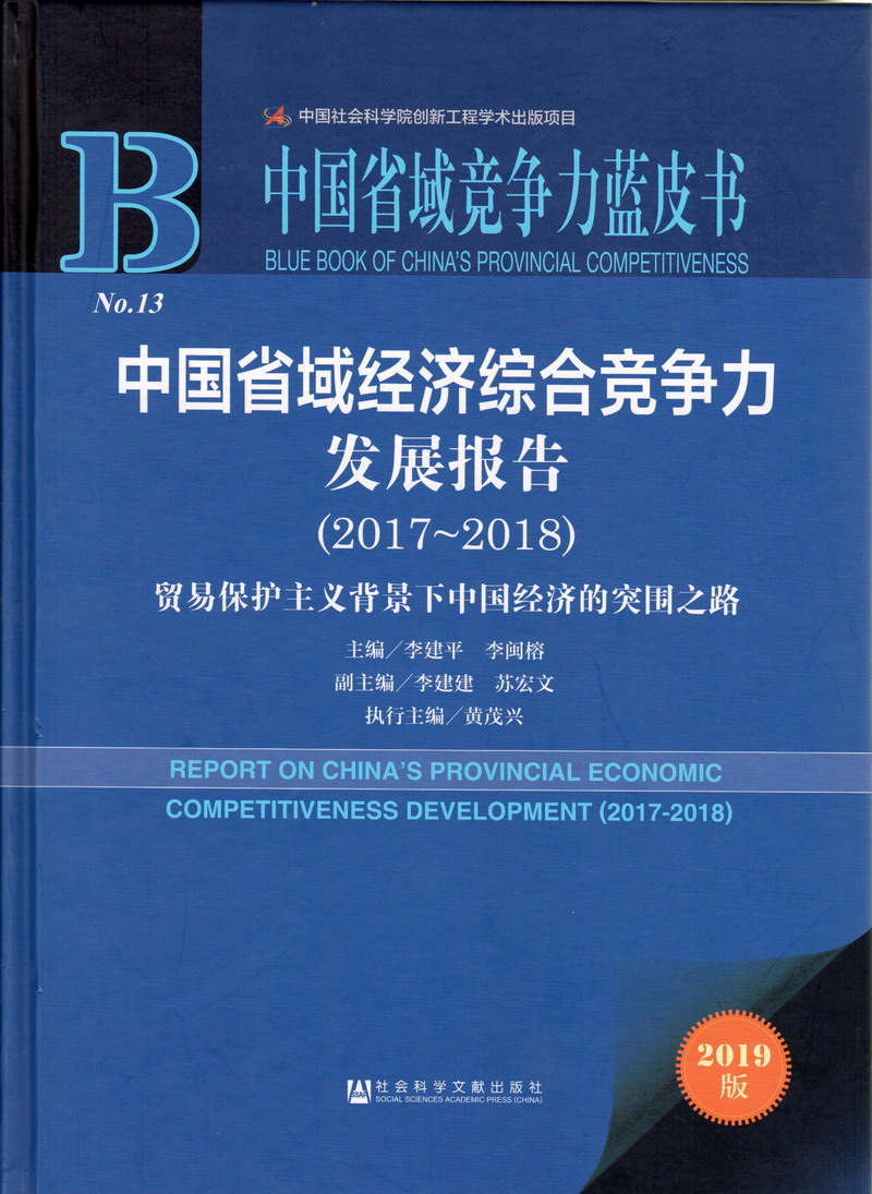 大鸡巴操小骚逼中国省域经济综合竞争力发展报告（2017-2018）